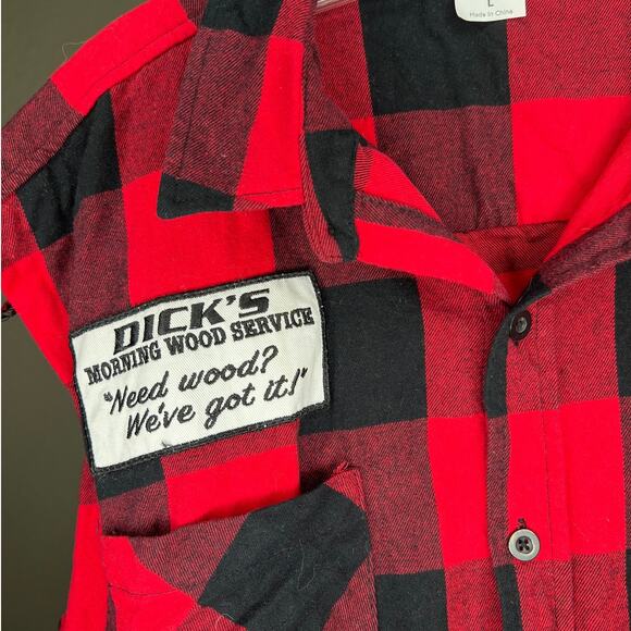 Spirit Halloween Costume Dick's Morning Wood Service - Large - Picture 3 of 6